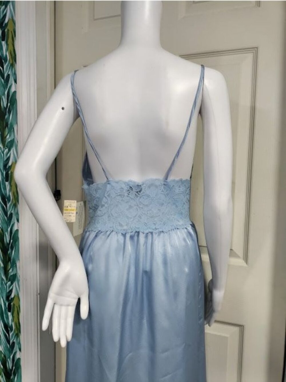 Vintage Jennifer Moore SZ M Lace Trim Whimsy Coquette Fairy Satin Gown NWT - Picture 10 of 10